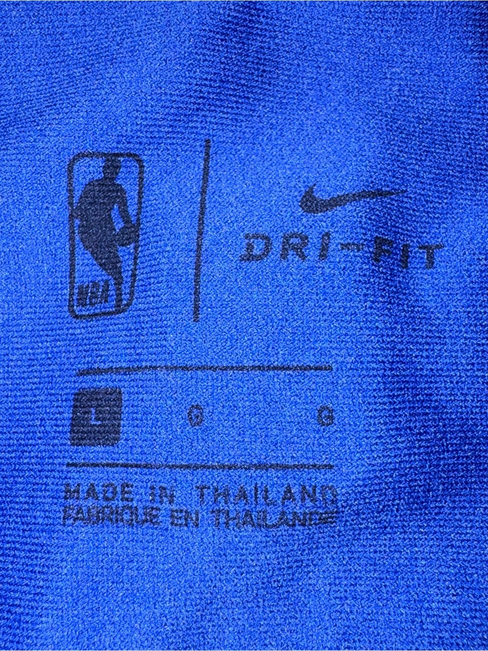 Nike Golden State Warriors Dri-FIT 1/4 Zip Pullover Jacket Blue Mens Large - Picture 5 of 9